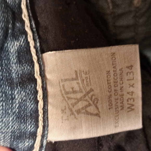 Axel Relaxed Straight Men's Jeans. 34 X 33 - Picture 2 of 8